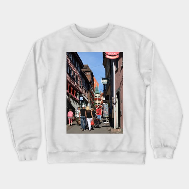 Old Town of Meersburg - Lake Constance, Germany Crewneck Sweatshirt by holgermader